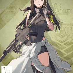 TomyTec 1/12 Military Series Little Armory LADF21 Animation：Dolls' Frontline M4A1 Type