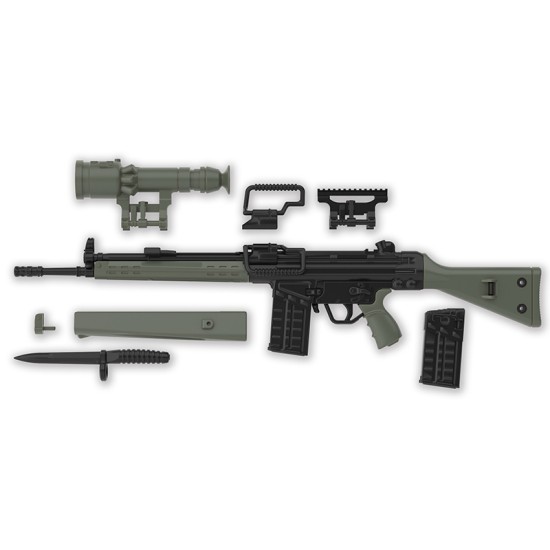 TomyTec 1/12 Military Series Little Armory LA082 G3A3 type