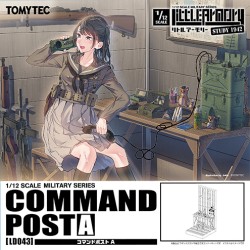 TomyTec 1/12 Military Series Little Armory LD043 Command Post A