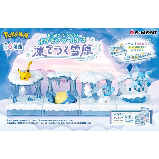 Re-ment Pokemon World 3 Frozen Snow Field