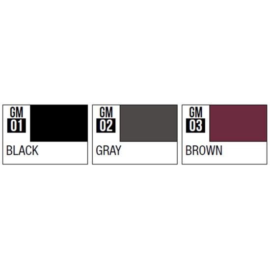 Mr.Hobby Gundam Marker Liner/ Ultra Thin Pen Point for Panel Lining GM01 Black