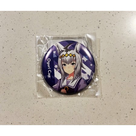 Cygames Uma Musume Pretty Derby Can Badge - Oguri Cap (School Uniform Ver.)