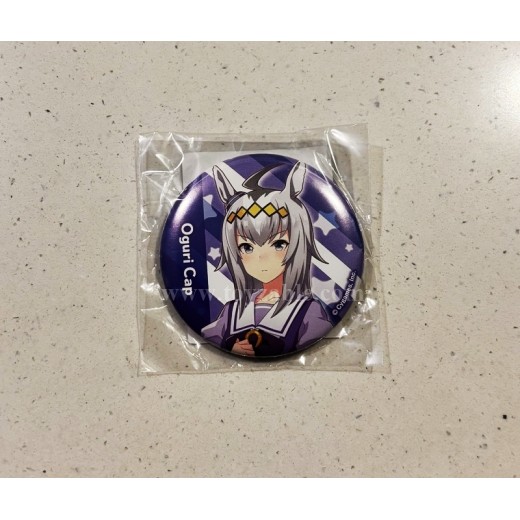 Cygames Uma Musume Pretty Derby Can Badge - Oguri Cap (School Uniform Ver.)