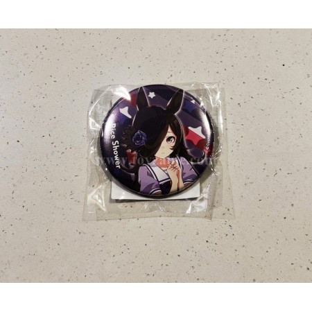 Cygames Uma Musume Pretty Derby Can Badge - Rice Shower