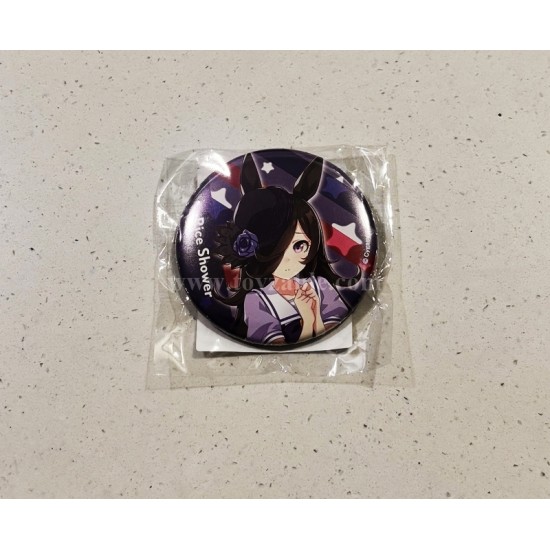 Cygames Uma Musume Pretty Derby Can Badge - Rice Shower