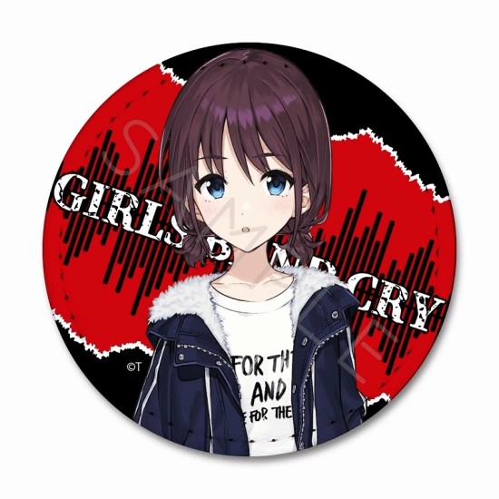 Sync Innovation Girls Band Cry Vol. 2 Leather Badge (Round) SA Iseri Nina
