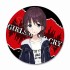 Sync Innovation Girls Band Cry Vol. 2 Leather Badge (Round) SA Iseri Nina