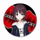 Sync Innovation Girls Band Cry Vol. 2 Leather Badge (Round) SA Iseri Nina