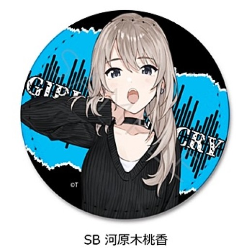 Sync Innovation Girls Band Cry Vol. 2 Leather Badge (Round) SB Kawaragi Momoka