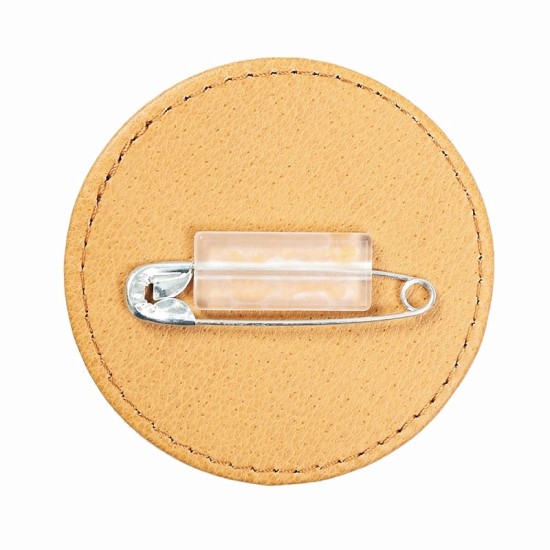Sync Innovation Girls Band Cry Vol. 2 Leather Badge (Round) SC Awa Subaru