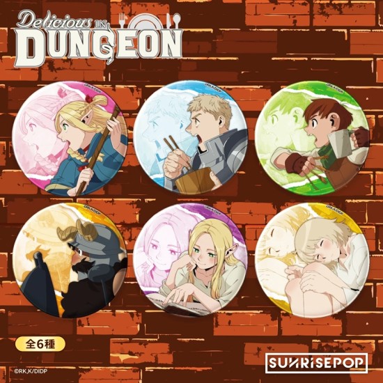 SUNRISEPOP Delicious in Dungeon - Badge - Set 02