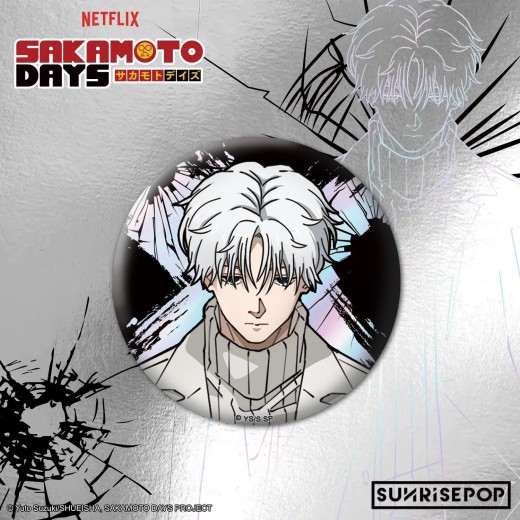 SUNRISEPOP Sakamoto Days Badge - X/Slur