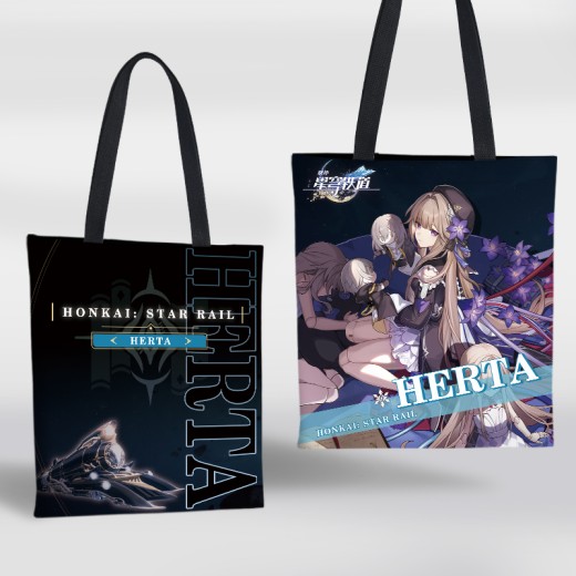 Canvas Sling Shoulder Shopping Bag - Honkai: Star Rail AA