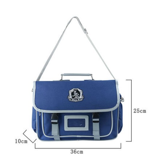 Japanese School Bag Sling Bag/ Backpack Multipurpose Bag - Blue