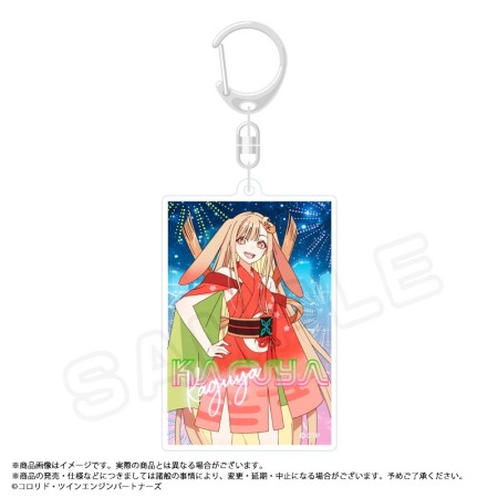 ANICRAFT Cosmic Princess Kaguya! Square Acrylic Key Chain A - Kaguya