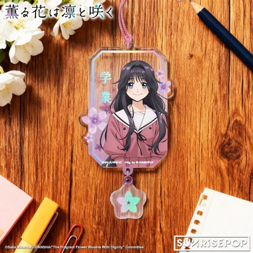 SUNRISEPOP The Fragrant Flower Blooms with Dignity - Acrylic Keyring 02 - Kaoruko