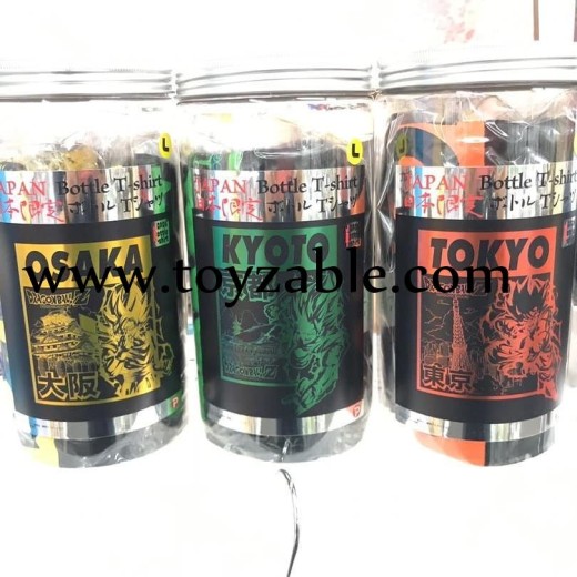 Plex (Max Limited) Japan Exclusive Dragon Ball Z Bottled T-shirt - Kyoto/Osaka/Tokyo (Black & L size only)