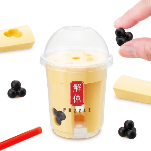 Megahouse Kaitai Puzzle Lite - Tapioca Milktea Puzzle