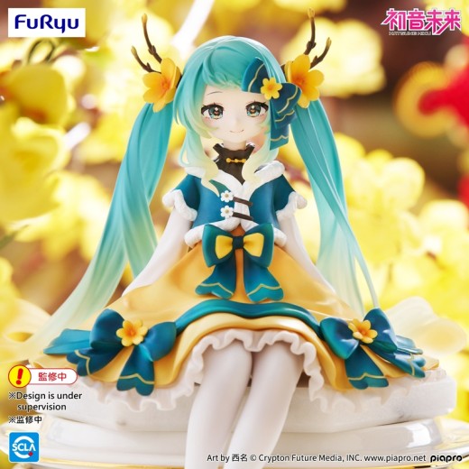 Furyu Corporation Noodle Stopper Figure Hatsune Miku 2025 Chinese New Year ver.