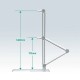 GSC Nendoroid More: The Simple Stand x3 (for Figures & Models) Hex Type