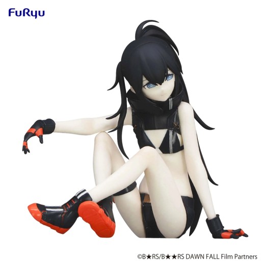 Furyu Corporation Noodle Stopper Figure Black Rock Shooter Dawn Fall - Black Rock Shooter