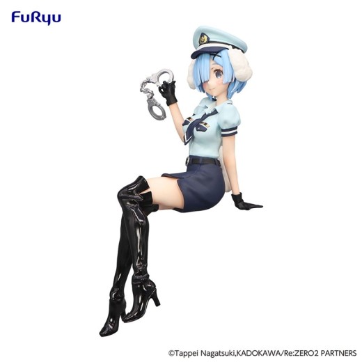 Furyu Corporation Noodle Stopper Figure Re:Zero -Starting Life in Another World - Rem Police Officer Cap with Dog Ears