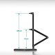 GSC The Simple Stand x3 Black (for Figures & Models) Hex Type