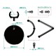 GSC The Simple Stand mini x4 Black (for Small Figures & Chibi Figures)