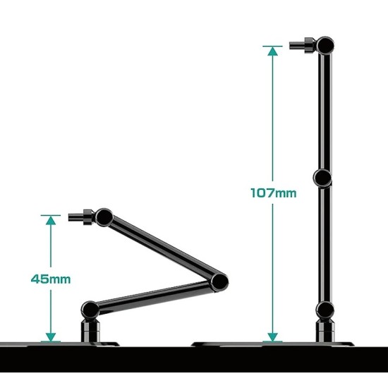 GSC The Simple Stand mini x4 Black (for Small Figures & Chibi Figures)