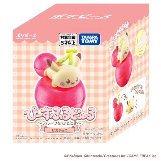 Takara Tomy PokePeace Friend Doll -Fruit Time Pikachu