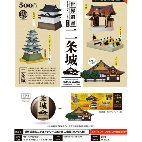 [Sell In Single Random] Kenelephant Miniature Collection World Heritage Site - Nijo Castle