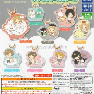 Takara Tomy Natsume's Book of Friends: Sanrio Characters Collaboration Acrylic Keychain 2