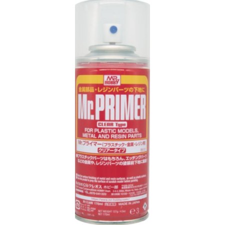 Mr.Hobby B512 Mr Primer Clear Type Spray 170ml