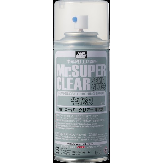 Mr.Hobby B516 Mr Super Clear Semi-Gloss