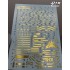 DL MG 1/100 Sazabi Ver. Ka Coat Gold Water Decal
