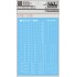 DL C021 1/100 & 1/144 Gundam Common Caution (White) Water Decal