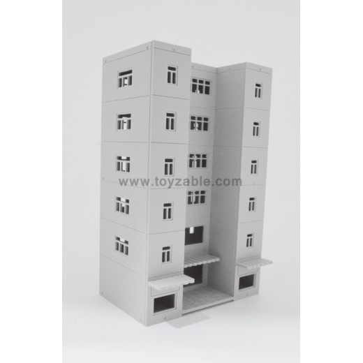1/144 Building (White)  (L8*W5*H13cm)