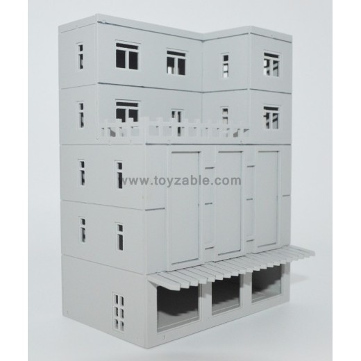 1/144 Building (White)  (L8*W5*H11cm)