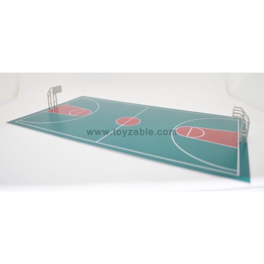 1/150 BasketBall Court (L19.8*W11.3*H2.7)