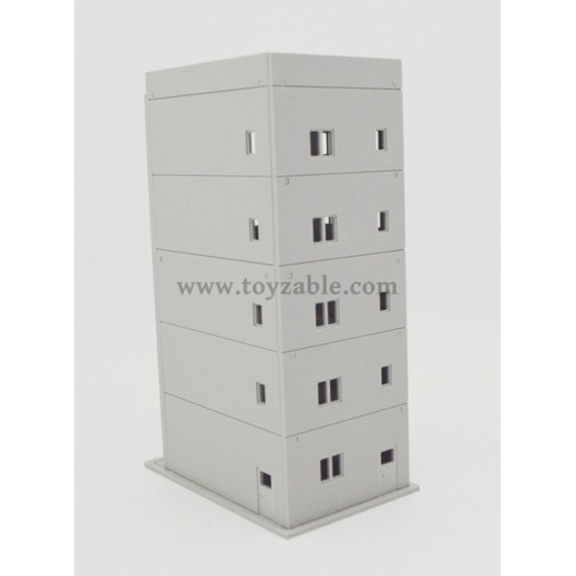 1/150 Building (White) (L4.6*W7.2*H12cm)