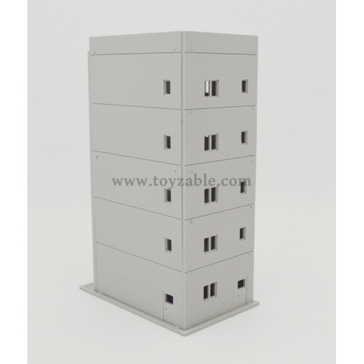 1/150 Building (White) (L4.6*W7.2*H12cm) B