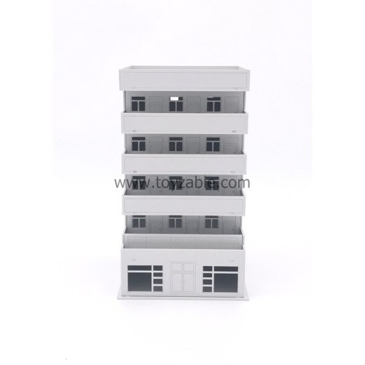 1/150 Building (White) (L6.5*W6.4*H11.4cm)