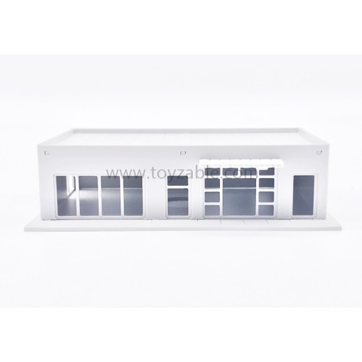1/100 Building - Mini Mart (White) (L16*W12*H4cm)