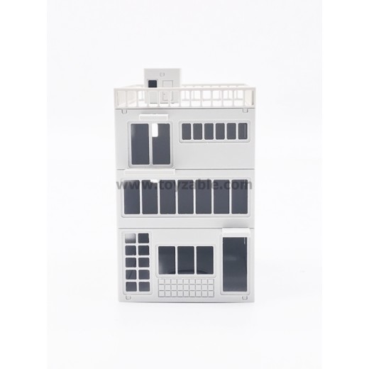 1/100 Building - ShopLot (White) (L7*W9*H11.5cm)