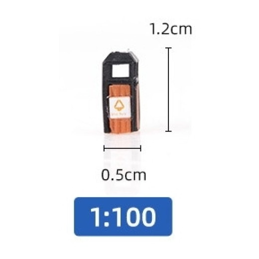 1/100 Public Trash Bin/ Recycle Bin/ Rubbish Bin