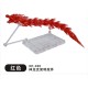 Star Soul Extra Long Dragon Aura Effect with Stand XH-030 - Transparent Red