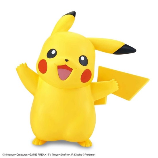 Bandai Pokemon Plamo Collection Quick 01 Pikachu Model Kits Bandai Pokemon Plamo Collection Quick 01 Pikachu Model Kits