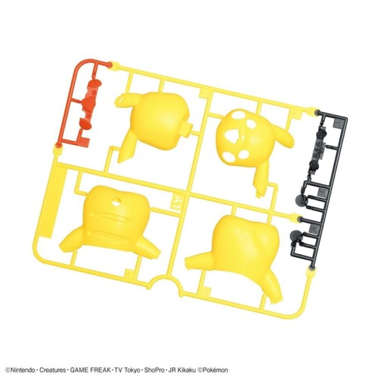 Bandai Pokemon Plamo Collection Quick 01 Pikachu Model Kits Bandai Pokemon Plamo Collection Quick 01 Pikachu Model Kits