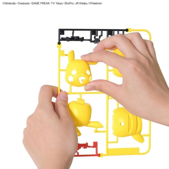 Bandai Pokemon Plamo Collection Quick 01 Pikachu Model Kits Bandai Pokemon Plamo Collection Quick 01 Pikachu Model Kits