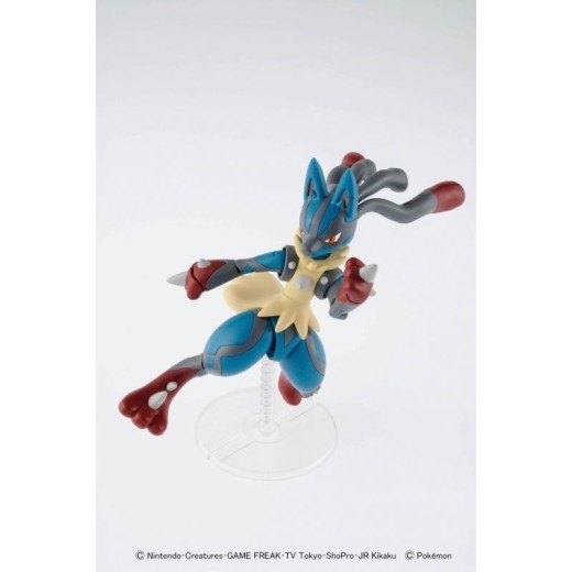 Bandai Pokemon Plamo Collection 35 Select Series Mega Lucario Model Kits